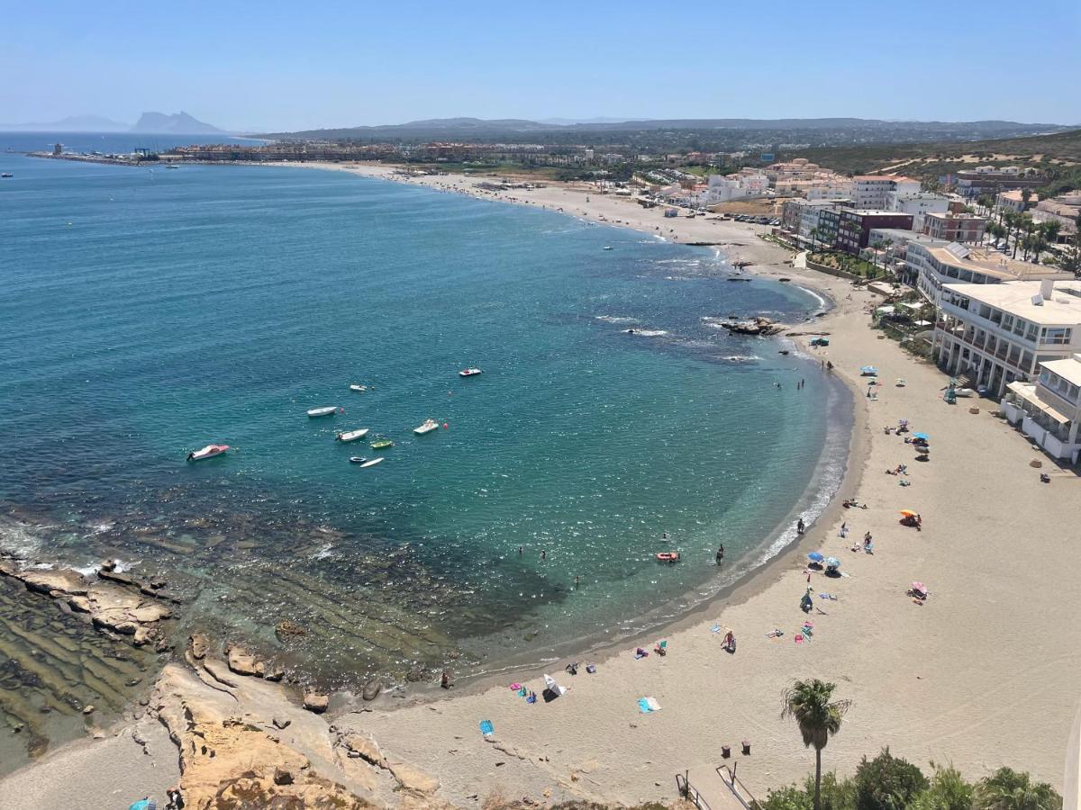 Maravilloso Apartamento En Primera Linea De Playa. Torreguadiaro Kültér fotó